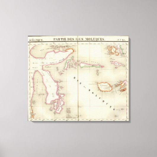 Maluku Oceania no 21 Canvas Afdruk (Voorkant)