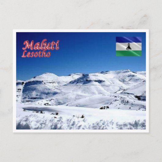 Maluti - Lesotho - Briefkaart (Voorkant)