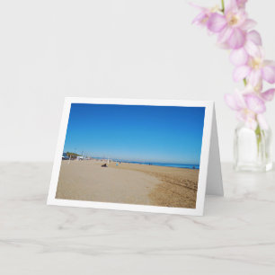 Malvarossa Beach, Valencia, Spanje Kaart