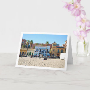 Malvarossa Beach, Valencia, Spanje Kaart