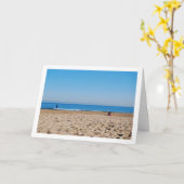 Malvarossa Beach, Valencia, Spanje Kaart (Gele Bloem)