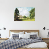 Malvern Hall, Warwickshire, 1821 Canvas Afdruk (Insitu (Slaapkamer))