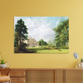 Malvern Hall, Warwickshire, 1821 Canvas Afdruk (Insitu (Woonkamer))