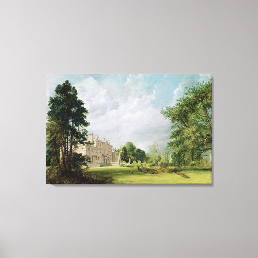Malvern Hall, Warwickshire, 1821 Canvas Afdruk (Voorkant)