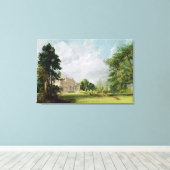 Malvern Hall, Warwickshire, 1821 Canvas Afdruk (Insitu (Houten vloer))