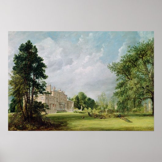 Malvern Hall, Warwickshire, 1821 Poster (Voorkant)