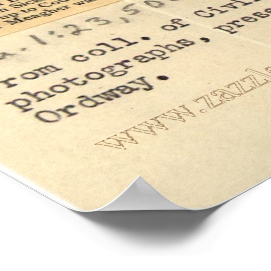 Malvern Hill Battle Map Poster (Hoek)