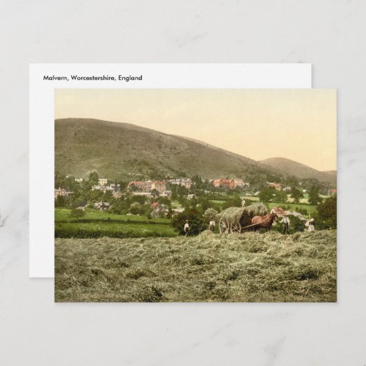 Malvern III, Worcestershire, Engeland Briefkaart (Voorkant / Achterkant)