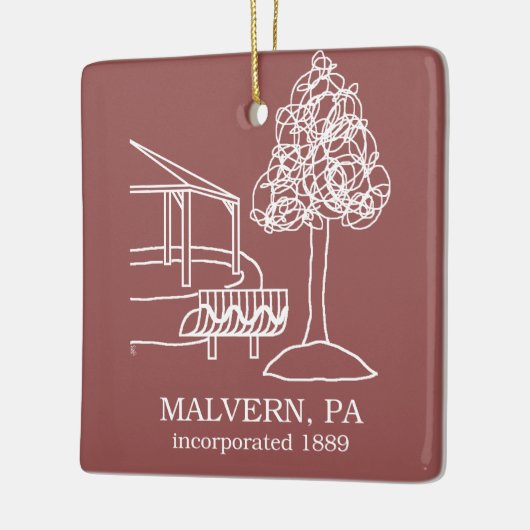 Malvern PA - Holiday Ornament (Links)