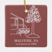 Malvern PA - Holiday Ornament (Voorkant)