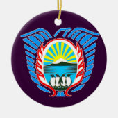 Malvinas Argentina kerstversiering Keramisch Ornament (Voorkant)