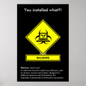 Malware Security Awareness Poster (Voorkant)