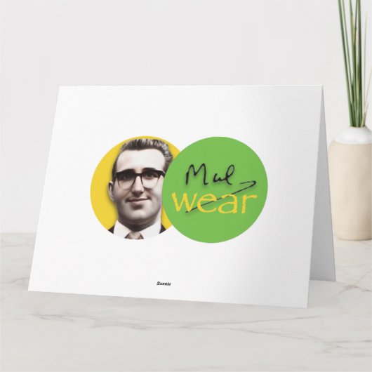 MalWear Greeting Kaart (Achterkant)