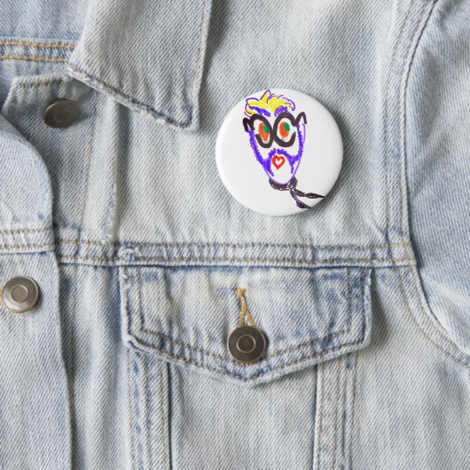 MalWear Self-Portrait Button (In situ)