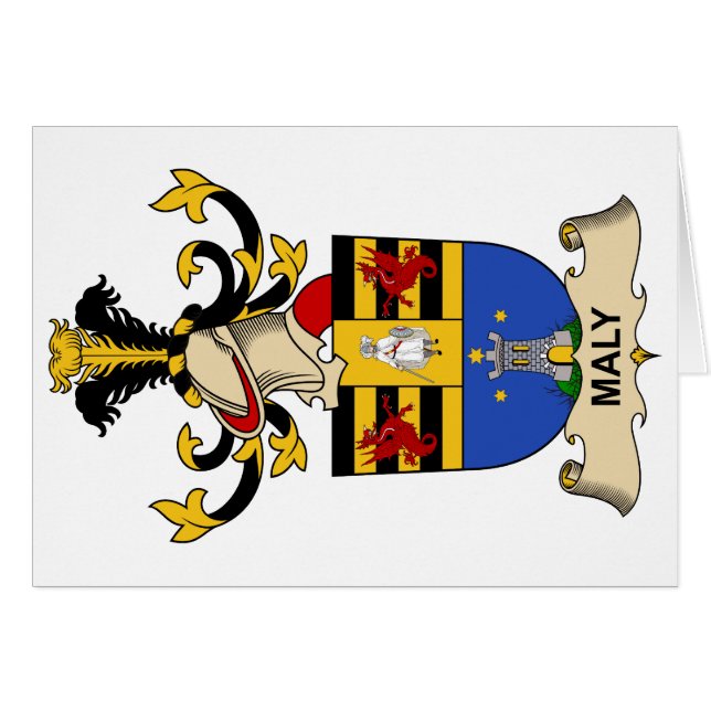 Maly Family Crest (Voorkant Horizontaal)