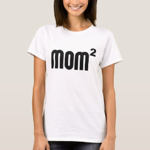 Mam2 Mam kwadraat exponentieel T-shirt