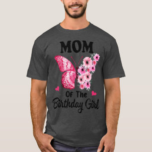 Mam 1e eerste verjaardag van matchen familie vlind t-shirt