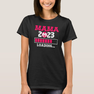 Mam 2023 baby dat zwanger is van verwacht meisje t-shirt