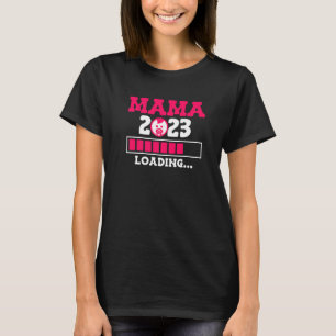 Mam 2023 baby dat zwanger is van verwacht meisje t-shirt