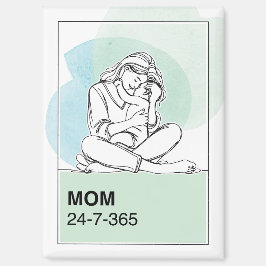 Mam 24/7/365 magneet