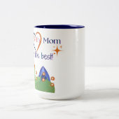 Mam 50th Birthday Tweekleurige Koffiemok (Center)