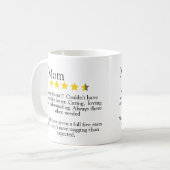 Mam, 5 sterren review, grappig. koffiemok (Voorkant links)