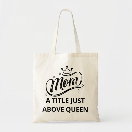 Mam A Titel net boven Queen Budget Tas (Voorkant)