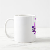 Mam aan de buitenkant - Klassieke witte Mok (Links)