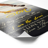 Mam aan mijn zoon Gift, zoon Birthday Gift Idee Foto Afdruk (Hoek)