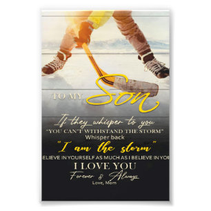 Mam aan mijn zoon Gift, zoon Birthday Gift Idee Foto Afdruk