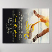 Mam aan mijn zoon Gift, zoon Birthday Gift Idee Poster (Voorkant)