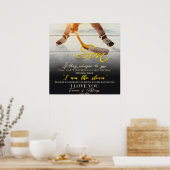 Mam aan mijn zoon Gift, zoon Birthday Gift Idee Poster (Keuken)