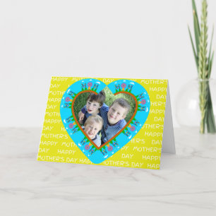 Mam Aangepaste foto-Moederdag Kaart