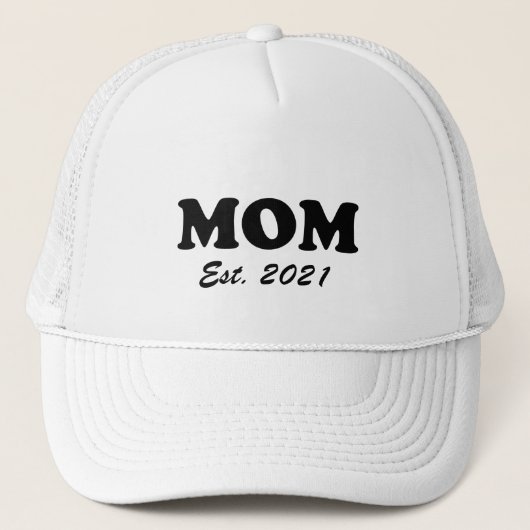 Mam, aangepaste moeder, moederdag, verjaardagscade trucker pet (Voorkant)