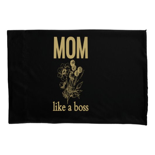 Mam Als een Boss Moederdag Kussenslopen (Voorkant-Links)