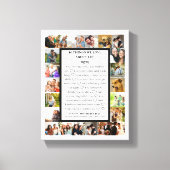 Mam appreciatie | Moederdag 22 Fotocollage Canvas Afdruk (Voorkant)