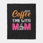 Mam Art Best Coffee Time with Ma Fleece Deken (Voorkant)