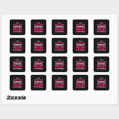 Mam Art God gaf me de beste moeder Vierkante Sticker (Vel)