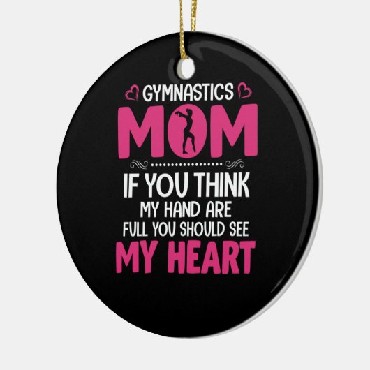 Mam Art Gymnastics Mam Keramisch Ornament (Links)