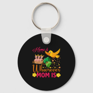 Mam Art Home is waar mam is Sleutelhanger
