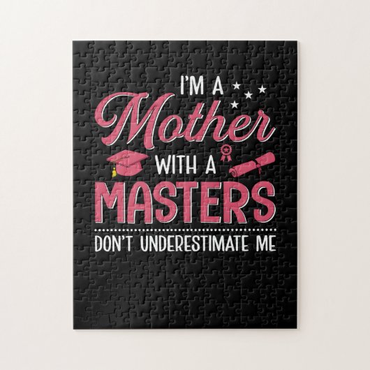 Mam Art Moeder met een master Legpuzzel (Verticaal)