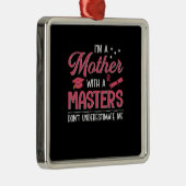 Mam Art Moeder met een master Metalen Ornament (Rechts)