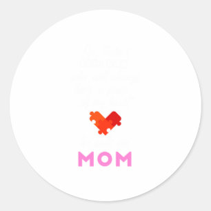 Mam Autism Awareness Day Cool Mothers of Au Ronde Sticker