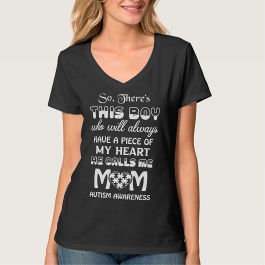 Mam Autism Awareness T-shirt (Voorkant)