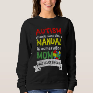 Mam Autistic Kinder Autism Awareness Moeder Fied Trui