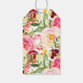 Mam & Baby Bunny Shower Favor Gift Label Cadeaulabel (Achterkant)