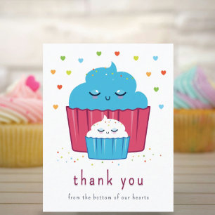 Mam & Baby Cupcake Bedankkaart