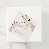 Mam & Baby Giraffe Baby shower Dank u Bedankjes Labels (In situ)
