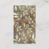 Mam & Baby Herten Baby shower Luier Raffle Ticket Informatiekaartje (Achterkant)