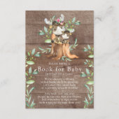 Mam & Baby Moose Baby shower Boek voor Baby Kaart (Voorkant)